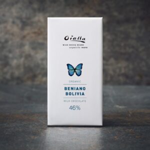 46% økologisk mælkechokolade, 60 g bar